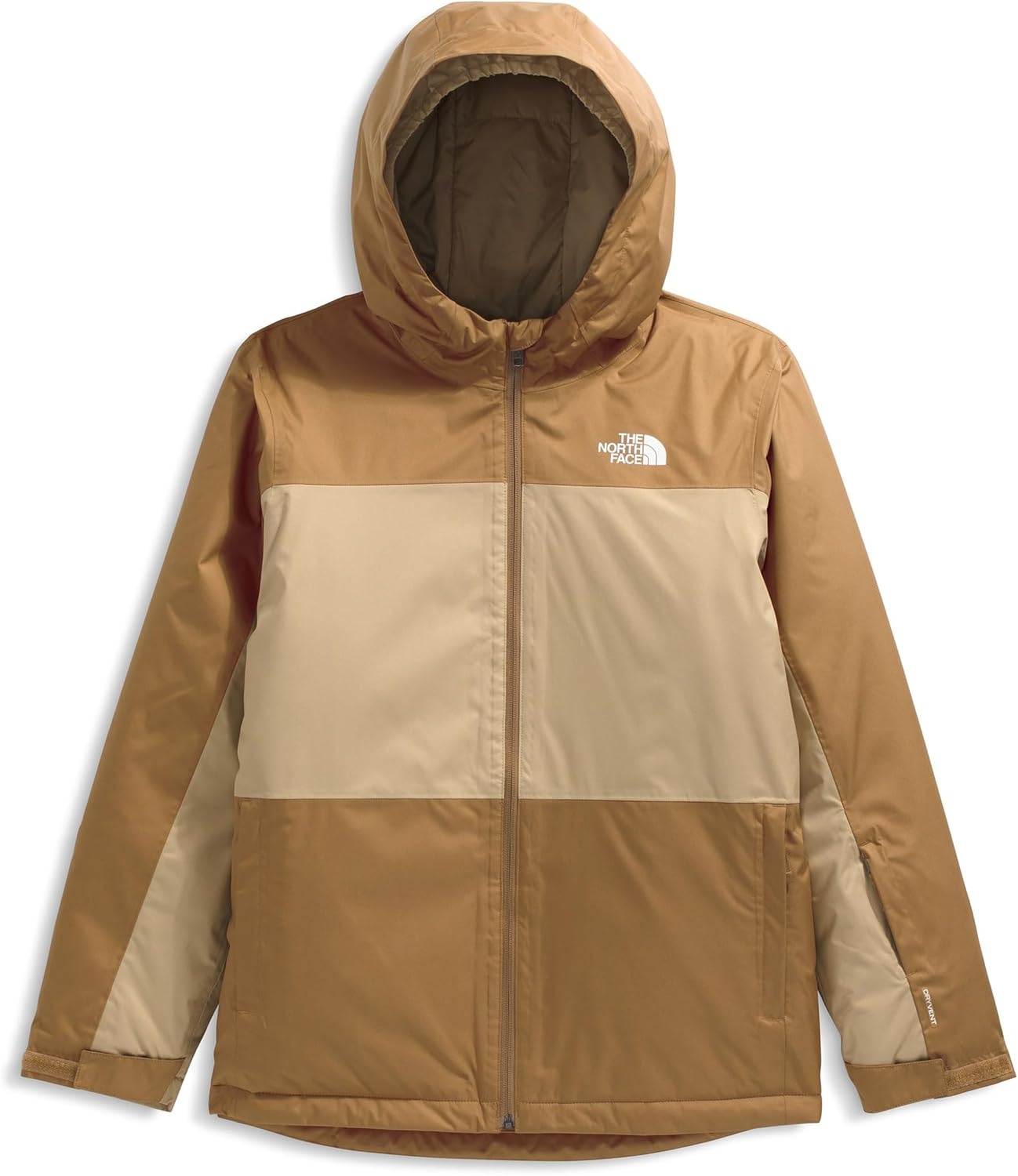 imageThe North Face Boys Freedom Insulated Jacket Winter Coat Water Repellent Helmet Compatible Hood amp Hand PocketsUtility BrownKhaki Stone