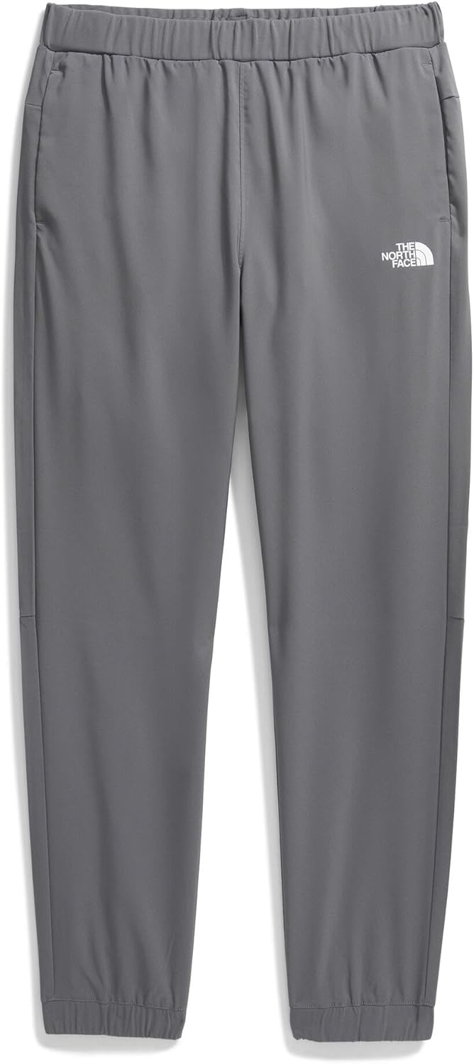 imageThe North Face Boys On The Trail Pant Moisture Wicking Water Repellent Elastic Waistband with Drawcord Zip Back PocketSmoked Pearl