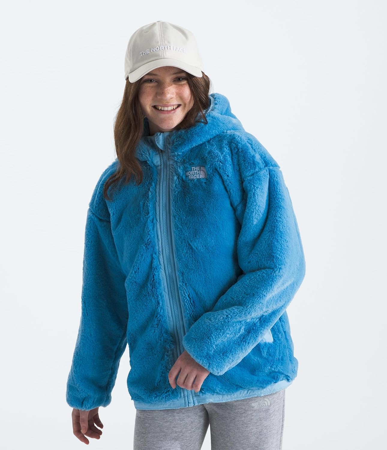 imageThe North Face Girls Reversible Shasta Short ParkaCornflower