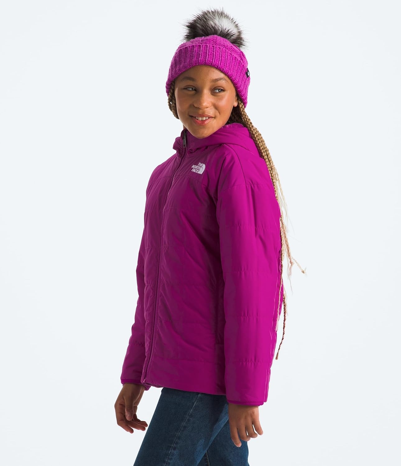 imageThe North Face Girls Reversible Shasta Short ParkaDeep Mulberry