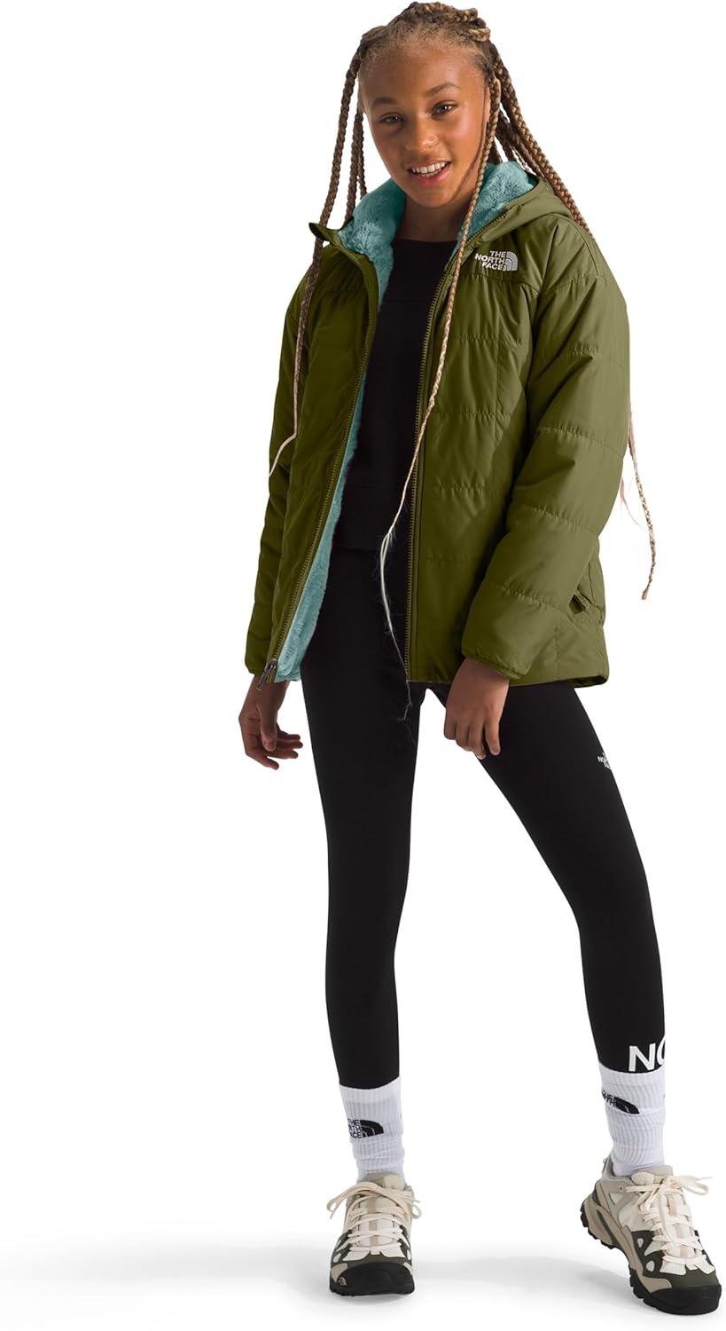 imageThe North Face Girls Reversible Shasta Short ParkaForest Olive