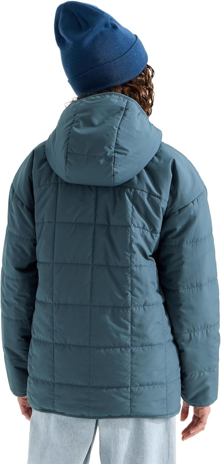 imageThe North Face Girls Reversible Shasta Short ParkaGranite Grey