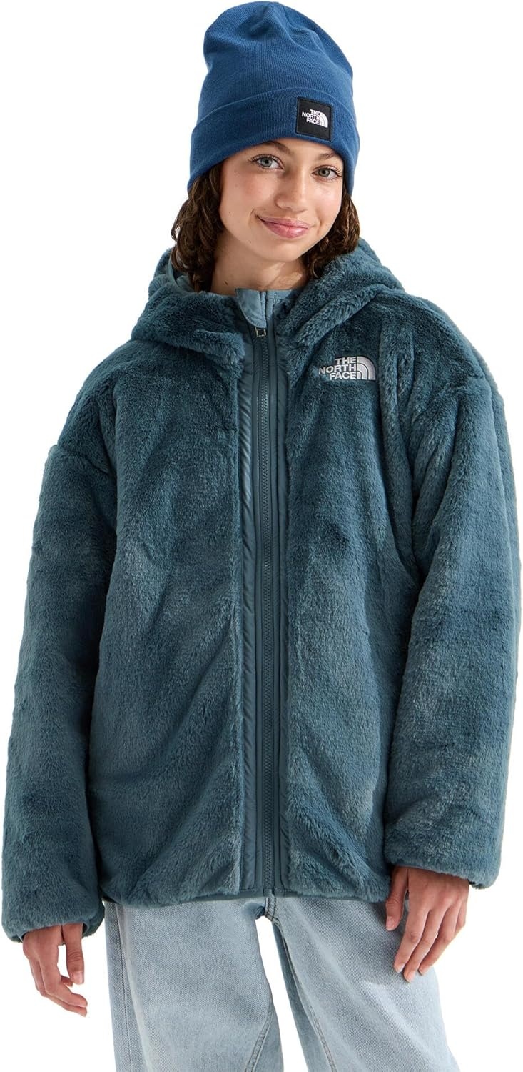 imageThe North Face Girls Reversible Shasta Short ParkaGranite Grey