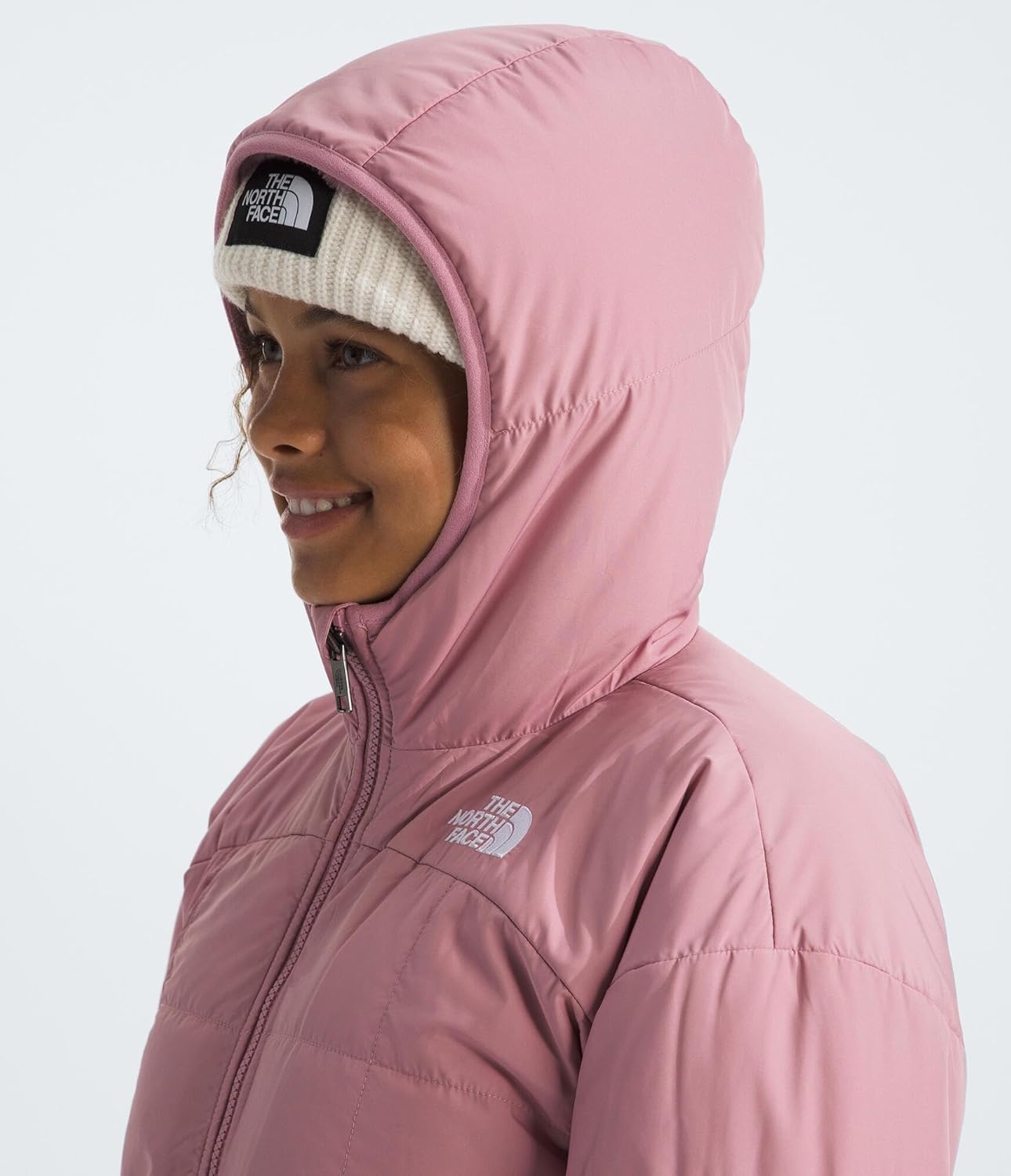 imageThe North Face Girls Reversible Shasta Short ParkaMauve
