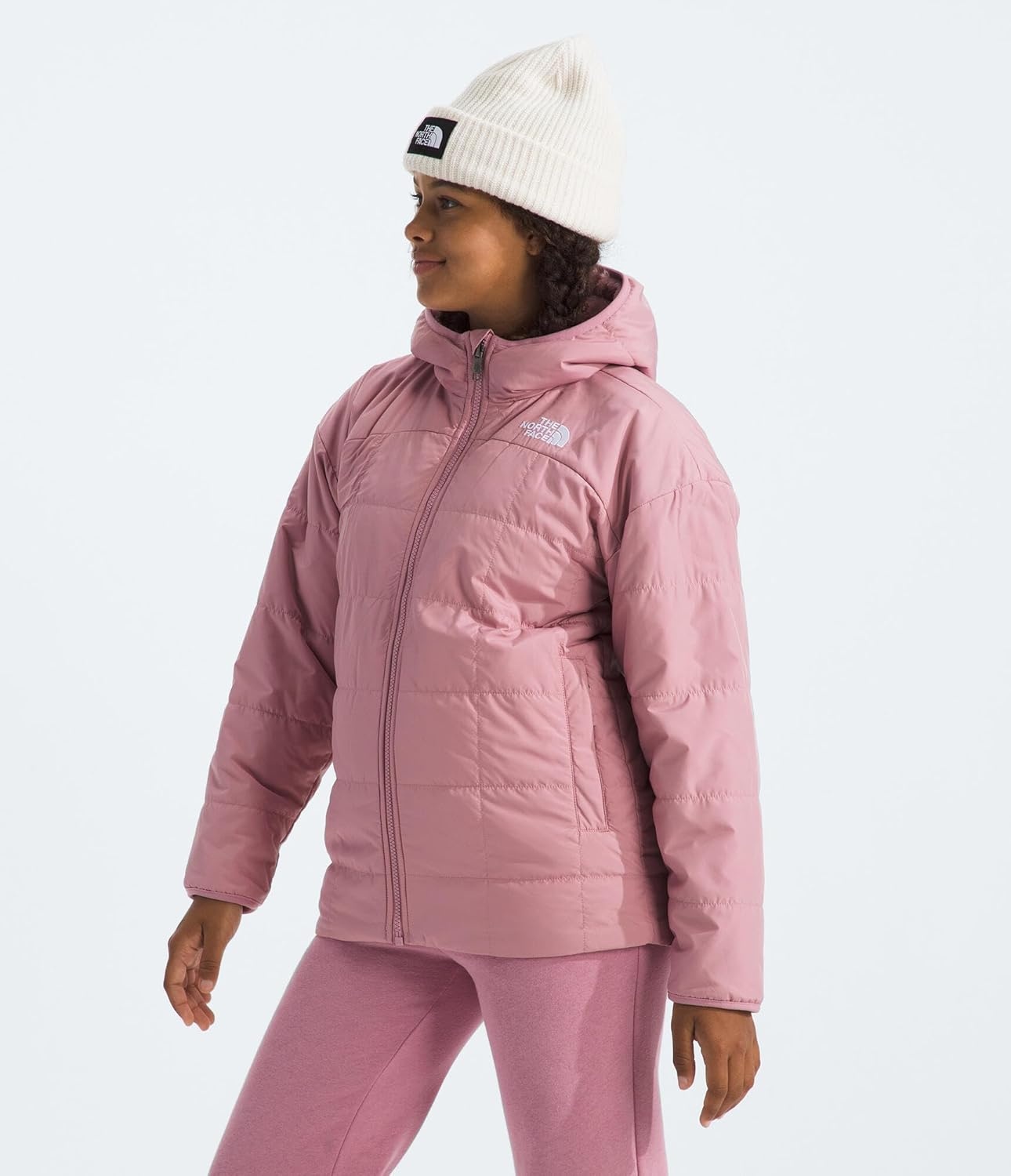 imageThe North Face Girls Reversible Shasta Short ParkaMauve
