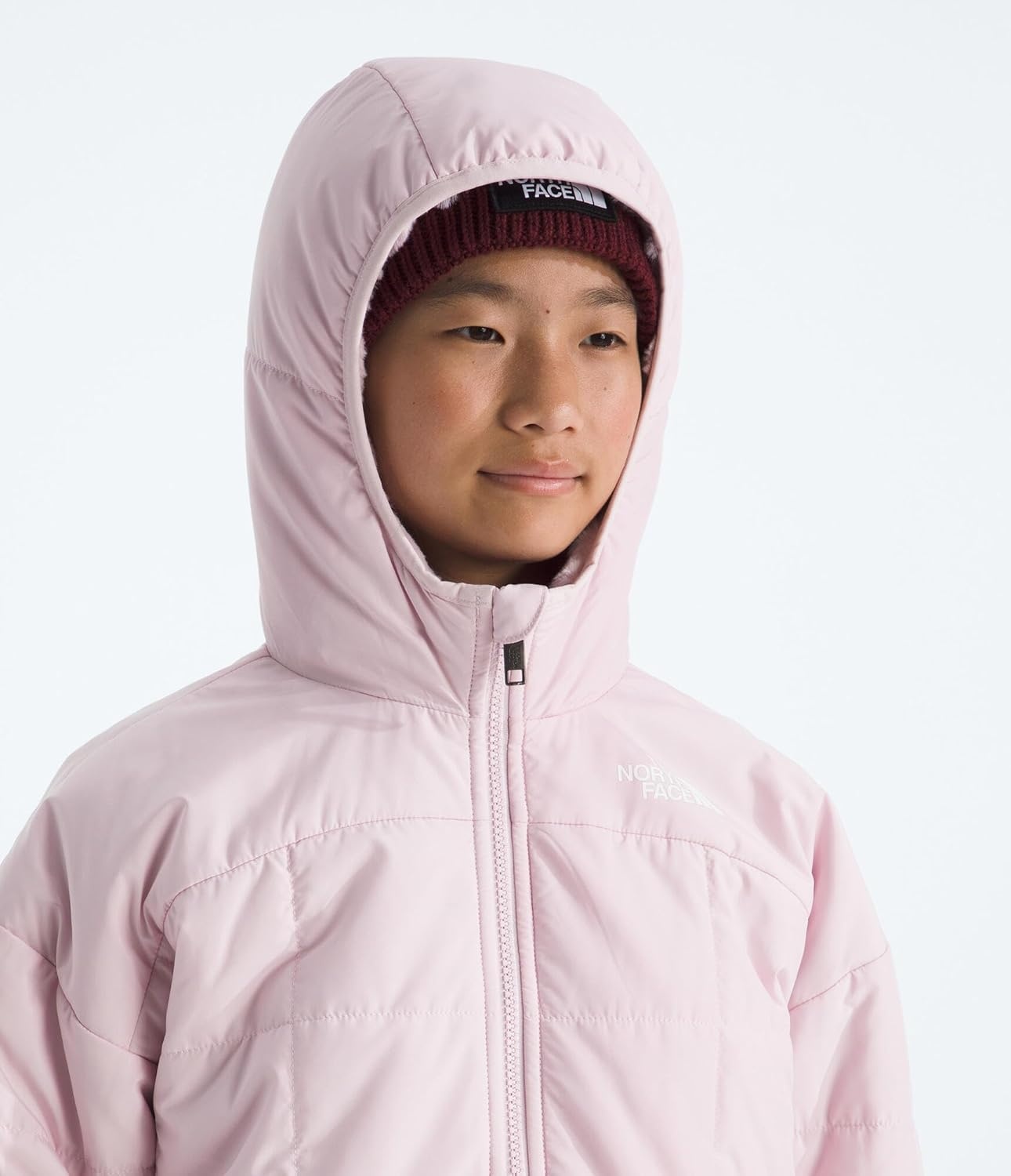 imageThe North Face Girls Reversible Shasta Short ParkaPale Blossom