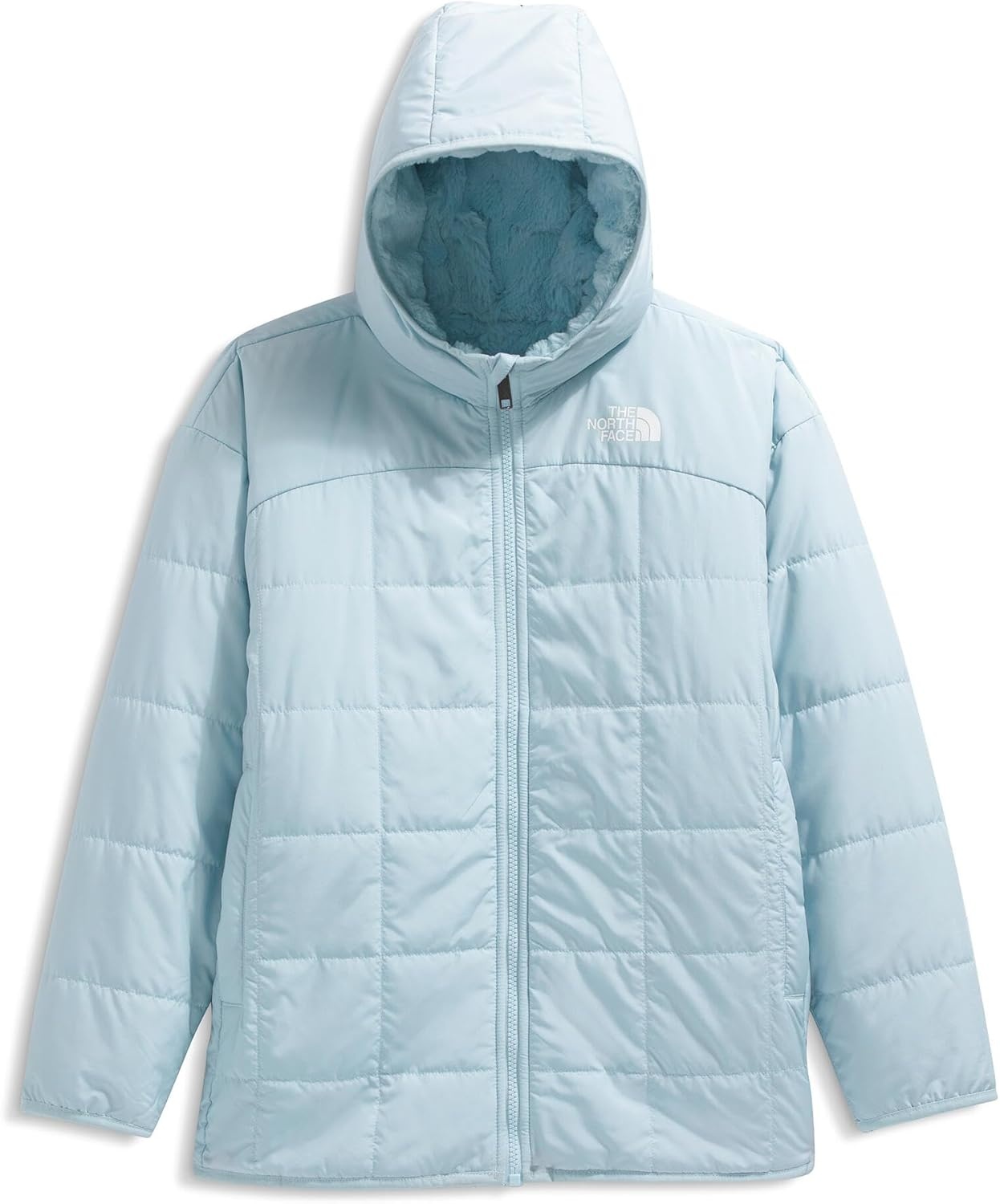 imageThe North Face Girls Reversible Shasta Short ParkaPolar Haze