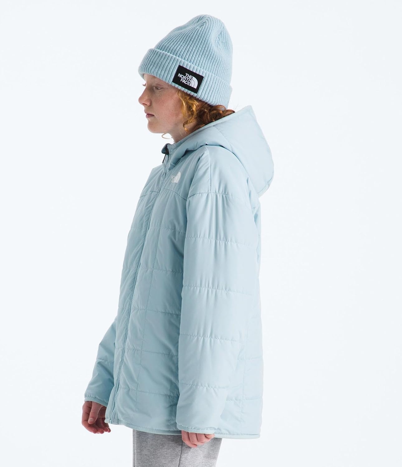 imageThe North Face Girls Reversible Shasta Short ParkaPolar Haze
