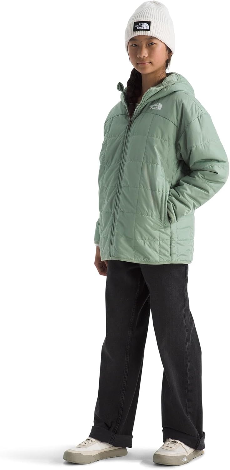 imageThe North Face Girls Reversible Shasta Short ParkaSlate Moss