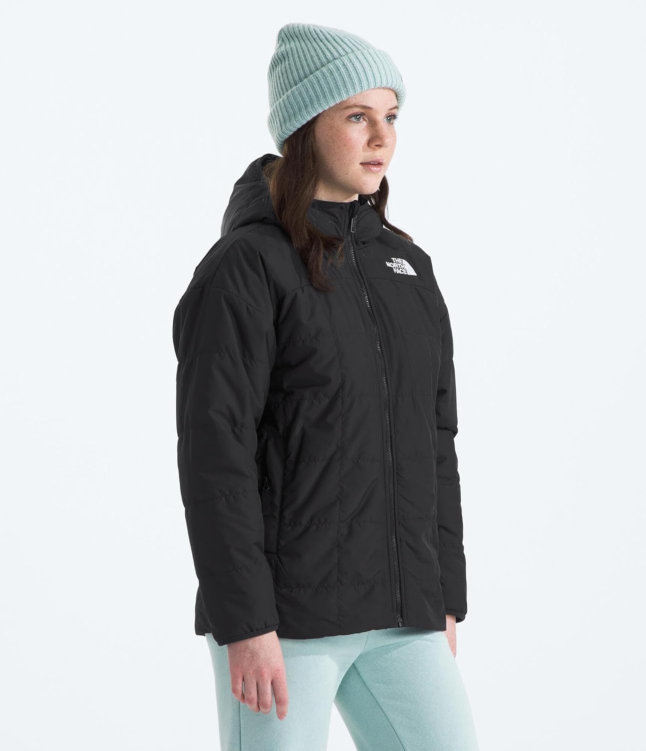 imageThe North Face Girls Reversible Shasta Short ParkaTnf Black