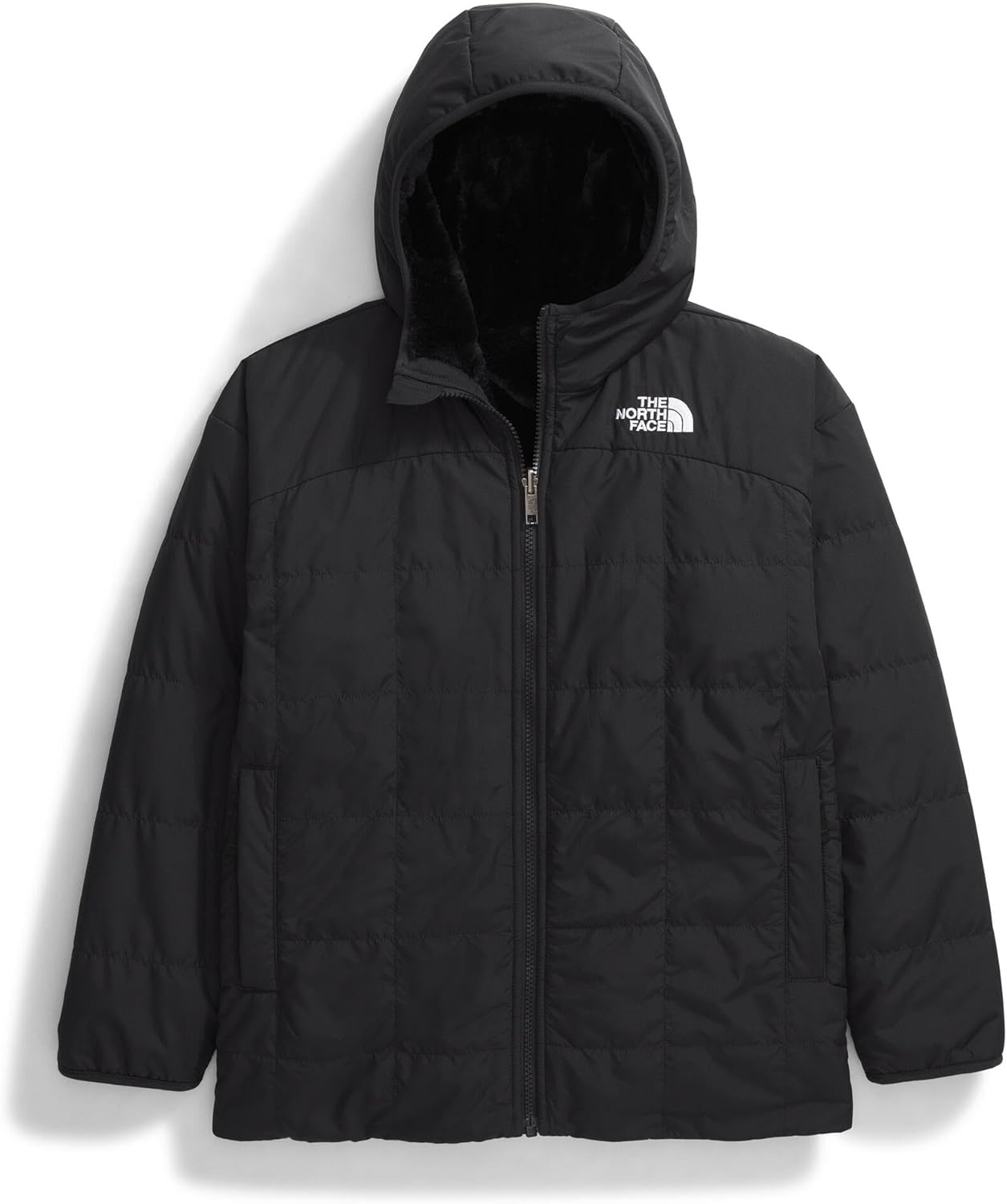 imageThe North Face Girls Reversible Shasta Short ParkaTnf Black