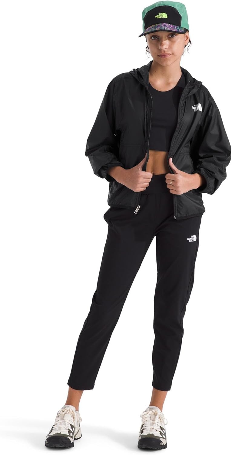 image:imageThe North Face Girls Tnf Cyclone Wind Jacket Wind amp Water Resistant Upf 40 Sun Protection Builtin Chin GuardTnf Black