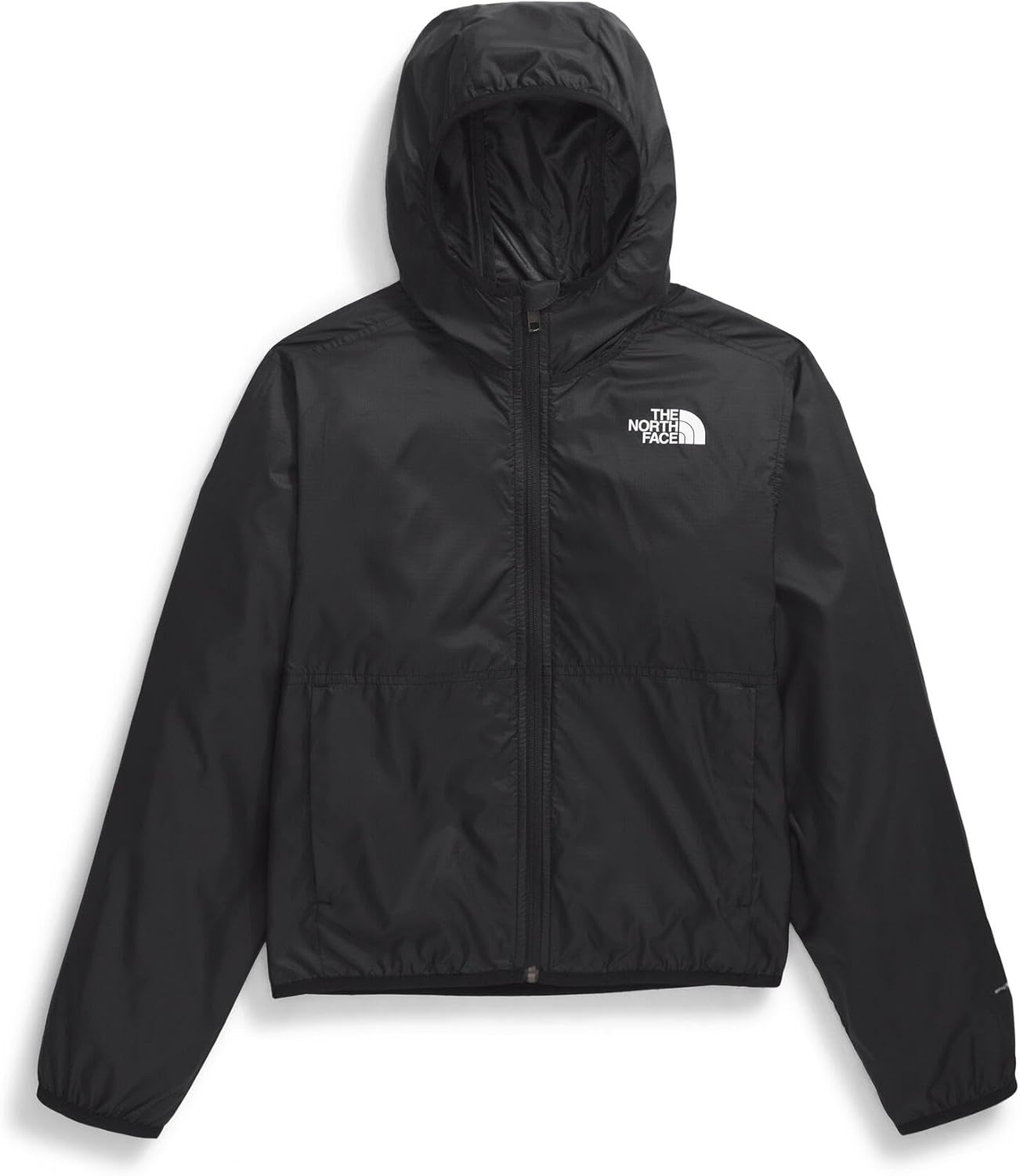 image:imageThe North Face Girls Tnf Cyclone Wind Jacket Wind amp Water Resistant Upf 40 Sun Protection Builtin Chin GuardTnf Black