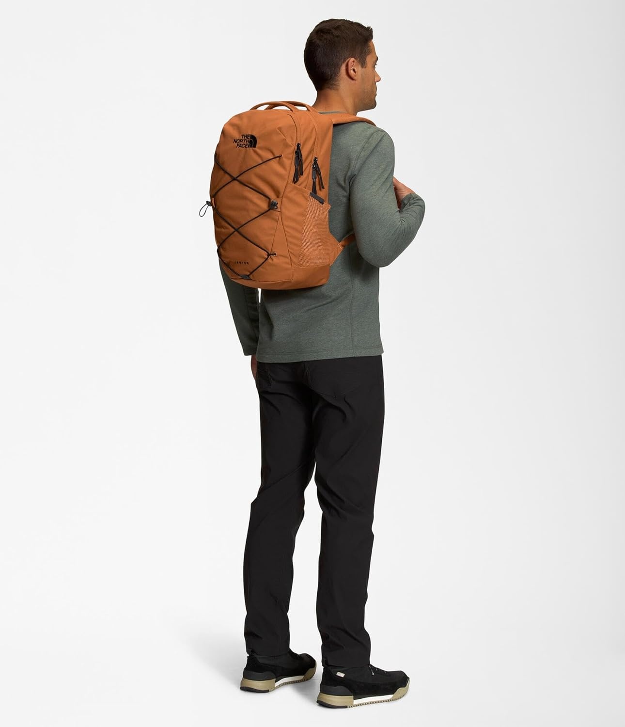 imageThe North Face Jester Everyday Laptop Backpack Commuter Daypack Water Repellent Laptop Sleeve Khaki StoneForest Olive One SizeLeather BrownTnf Blacknpf