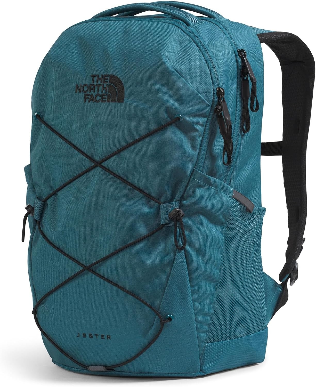 imageThe North Face Jester Everyday Laptop Backpack Commuter Daypack Water Repellent Laptop Sleeve Khaki StoneForest Olive One SizeSpaceTnf Black