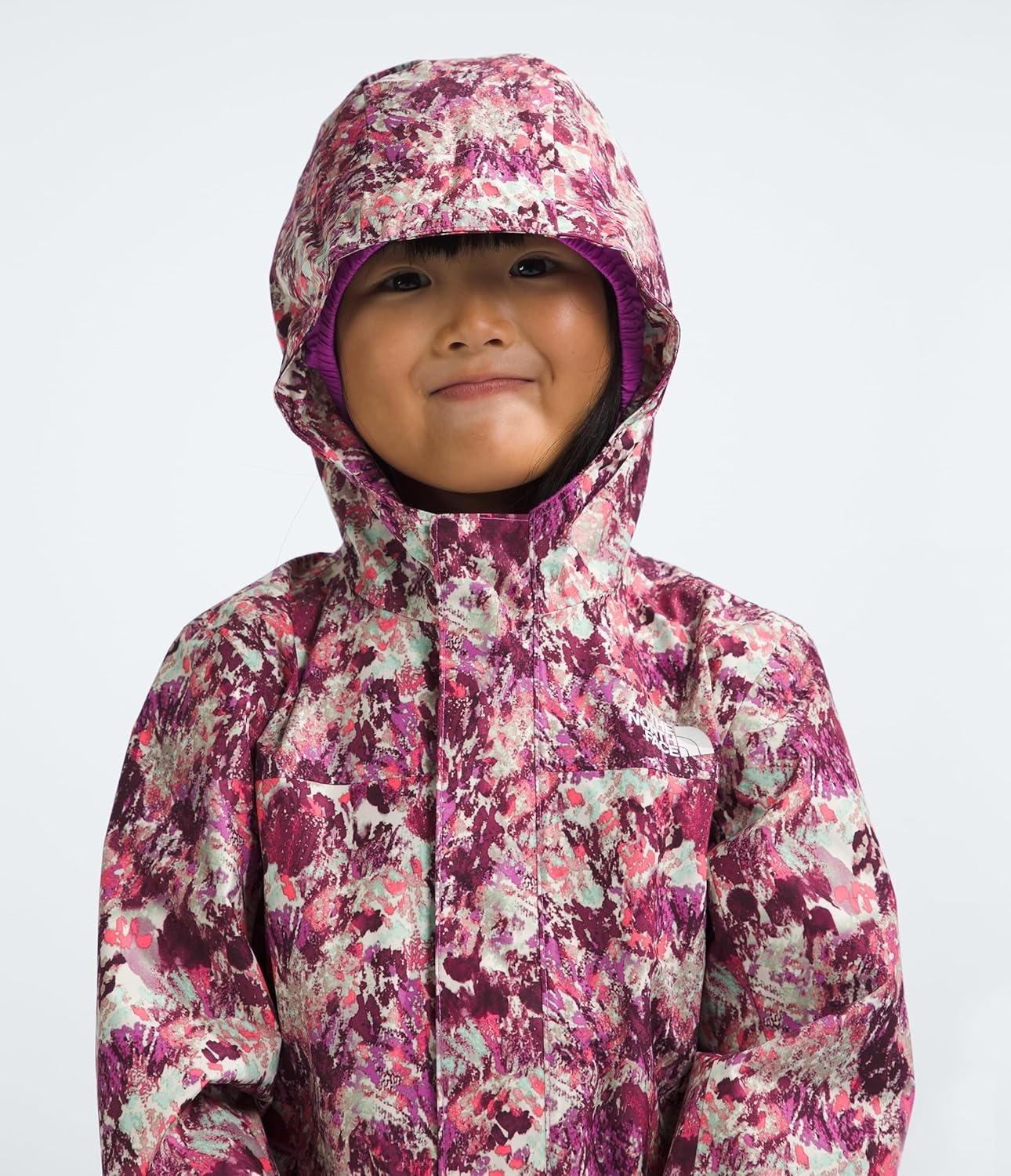 image:imageThe North Face Kids Antora Rain Jacket InfantViolet Crocus Maze Floral Print