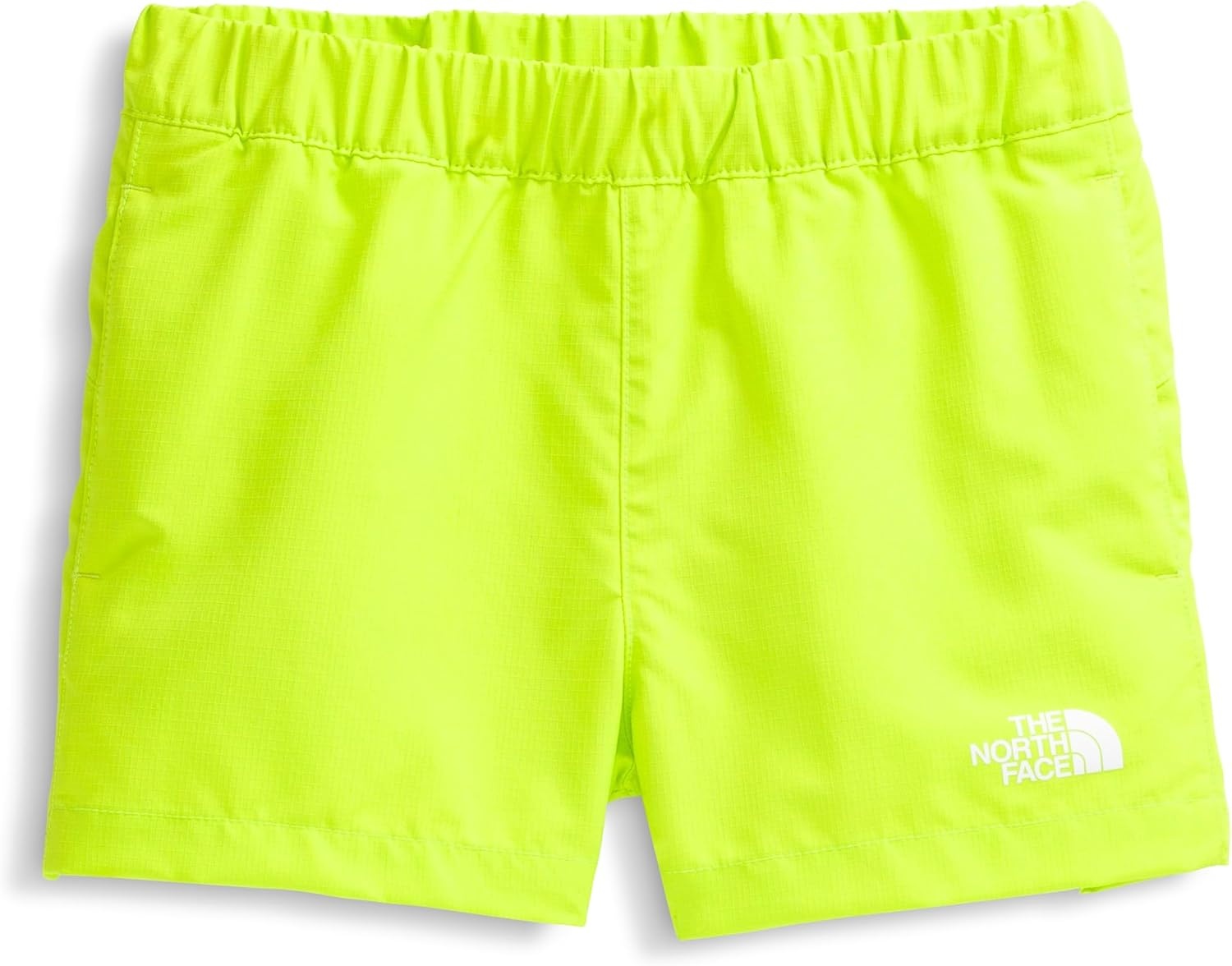 image:imageThe North Face Kids Class V Short Moisture Wicking ColorChanging Design Elastic Waistband MeshLined PocketsFizz Lime Logo Weather Topo Phantom Print
