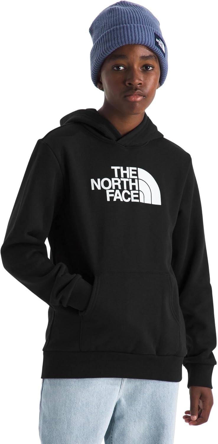 imageThe North Face Kids Evolution Half Dome Hoodie Adventure Ready Hooded Sweatshirt for Boys amp Girls Kangaroo Hand PocketTnf Black