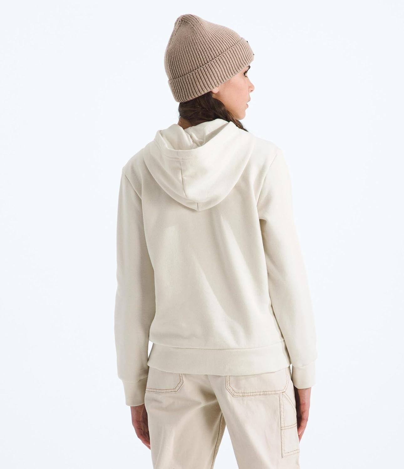 imageThe North Face Kids Evolution Half Dome Hoodie Adventure Ready Hooded Sweatshirt for Boys amp Girls Kangaroo Hand PocketWhite Dune
