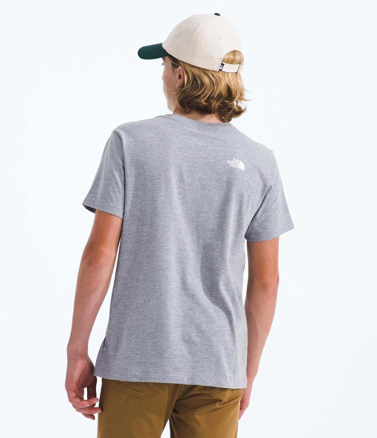 image:imageThe North Face Kids Evolution Print Box Logo NSE ShortSleeve Tee Cotton Shirt for Boys amp Girls with a GraphicTnf Pale Grey HeatherSummit Gold Regenerative Ink Print