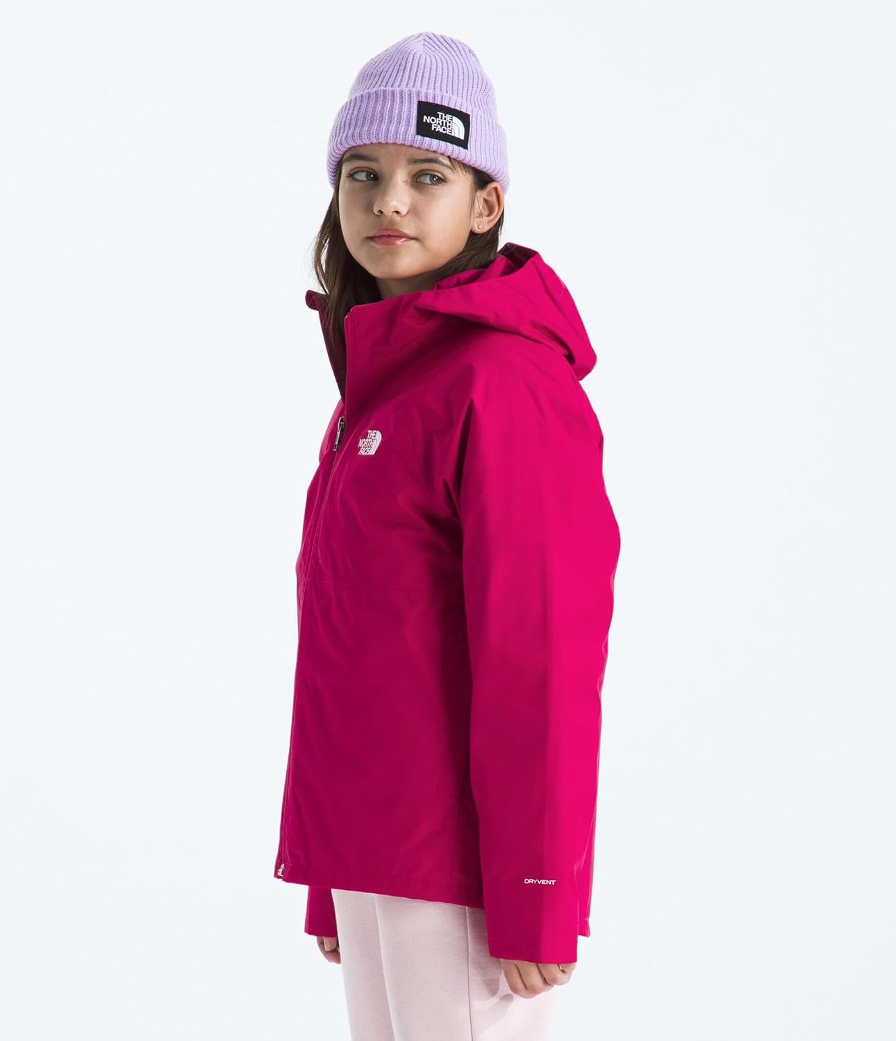 imageThe North Face Kids Perrito 4n1 Hooded Jacket 3 Piece Hood With Adjustable Elasticated Rainguard Reversible DesignLali Guran