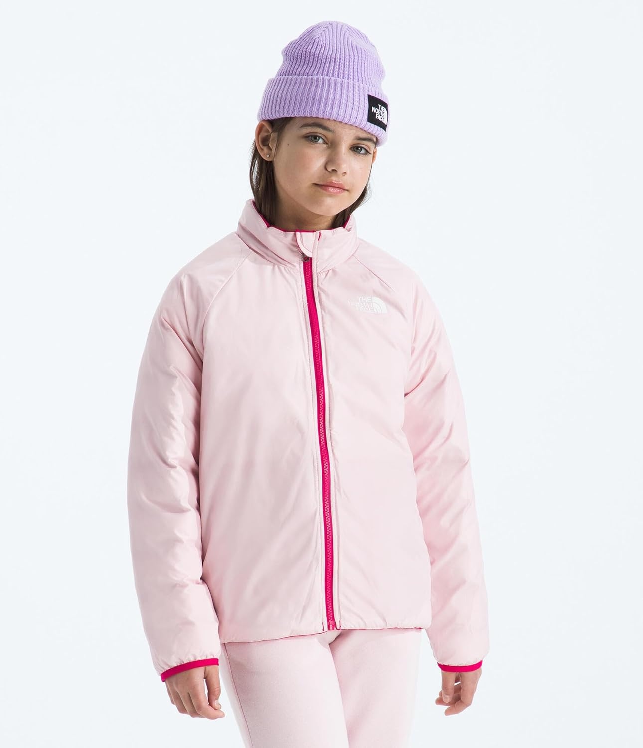 imageThe North Face Kids Perrito 4n1 Hooded Jacket 3 Piece Hood With Adjustable Elasticated Rainguard Reversible DesignLali Guran