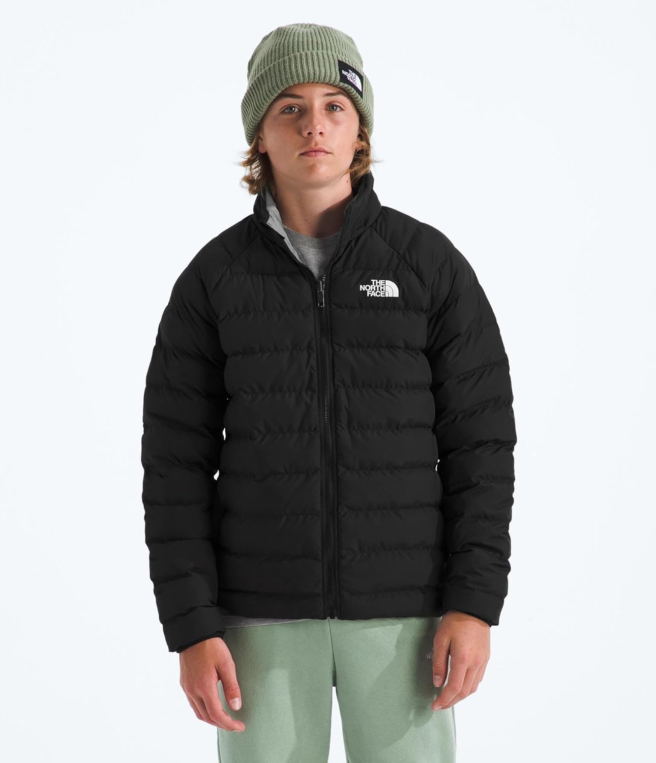 imageThe North Face Kids Perrito 4n1 Hooded Jacket 3 Piece Hood With Adjustable Elasticated Rainguard Reversible DesignTnf Black