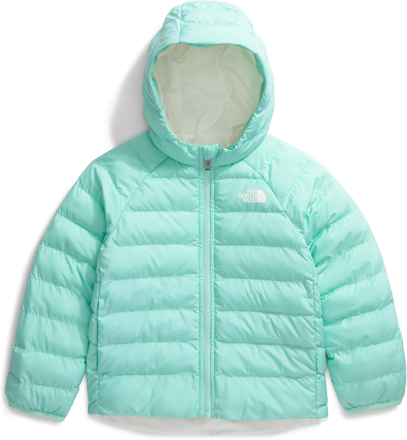 imageThe North Face Kids Reversible Perrito Insulated Hooded Jacket 2 in 1 Winter Coat for Boys amp Girls Water RepellentBright Foam