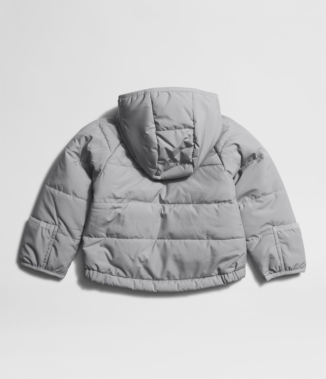 imageThe North Face Kids Reversible Perrito Insulated Hooded Jacket 2 in 1 Winter Coat for Boys amp Girls Water RepellentMeld Grey