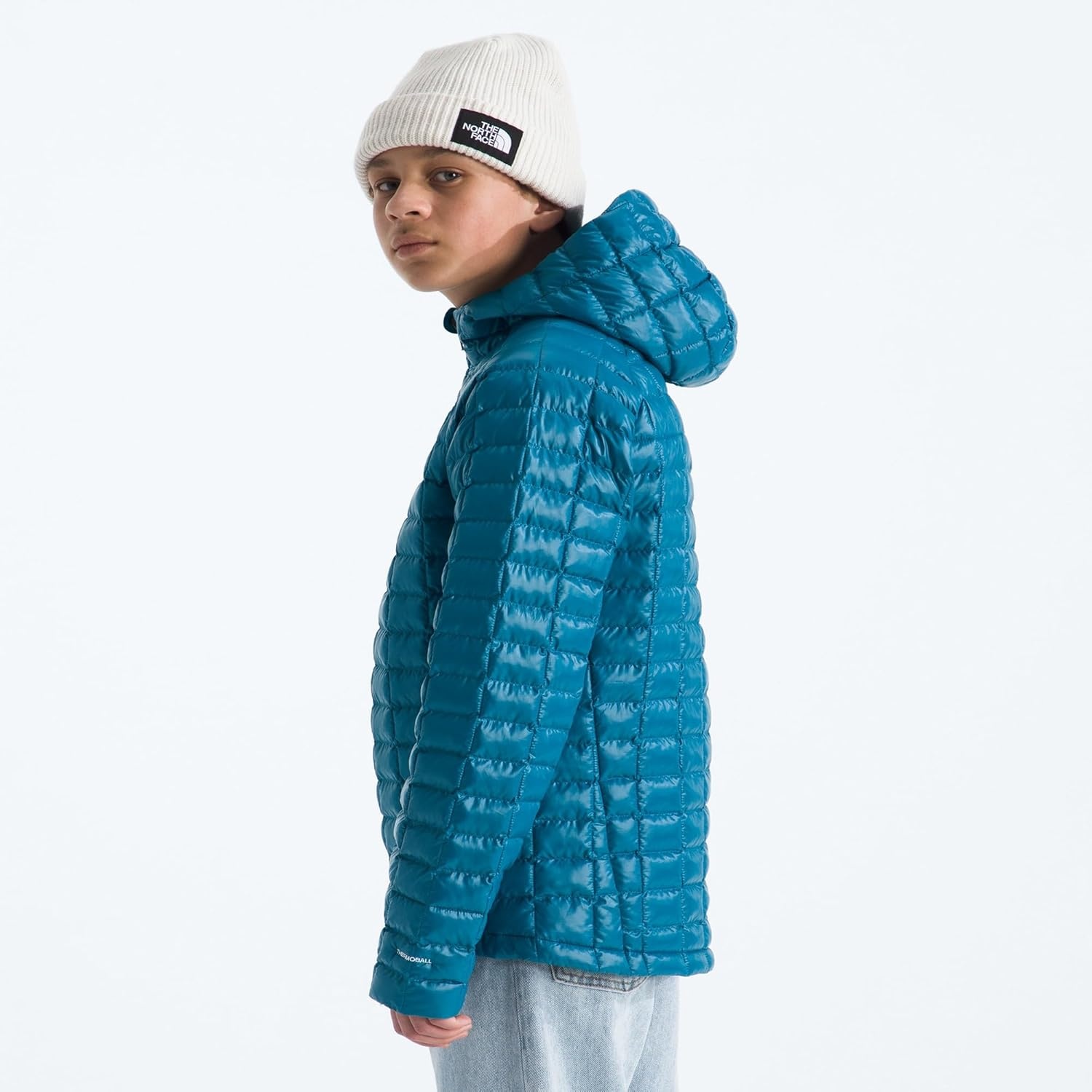 image:imageThe North Face Kids Thermoball Hooded JacketDusk Blue