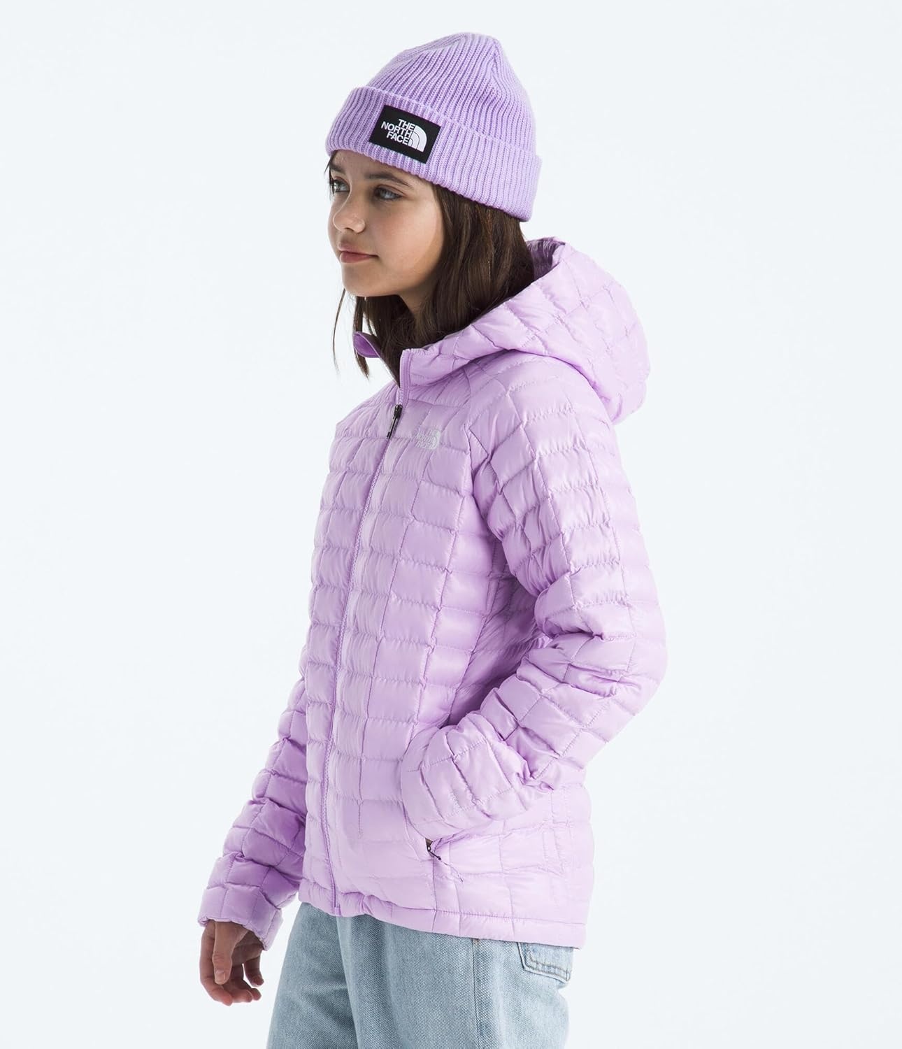 image:imageThe North Face Kids Thermoball Hooded JacketLite Lilac
