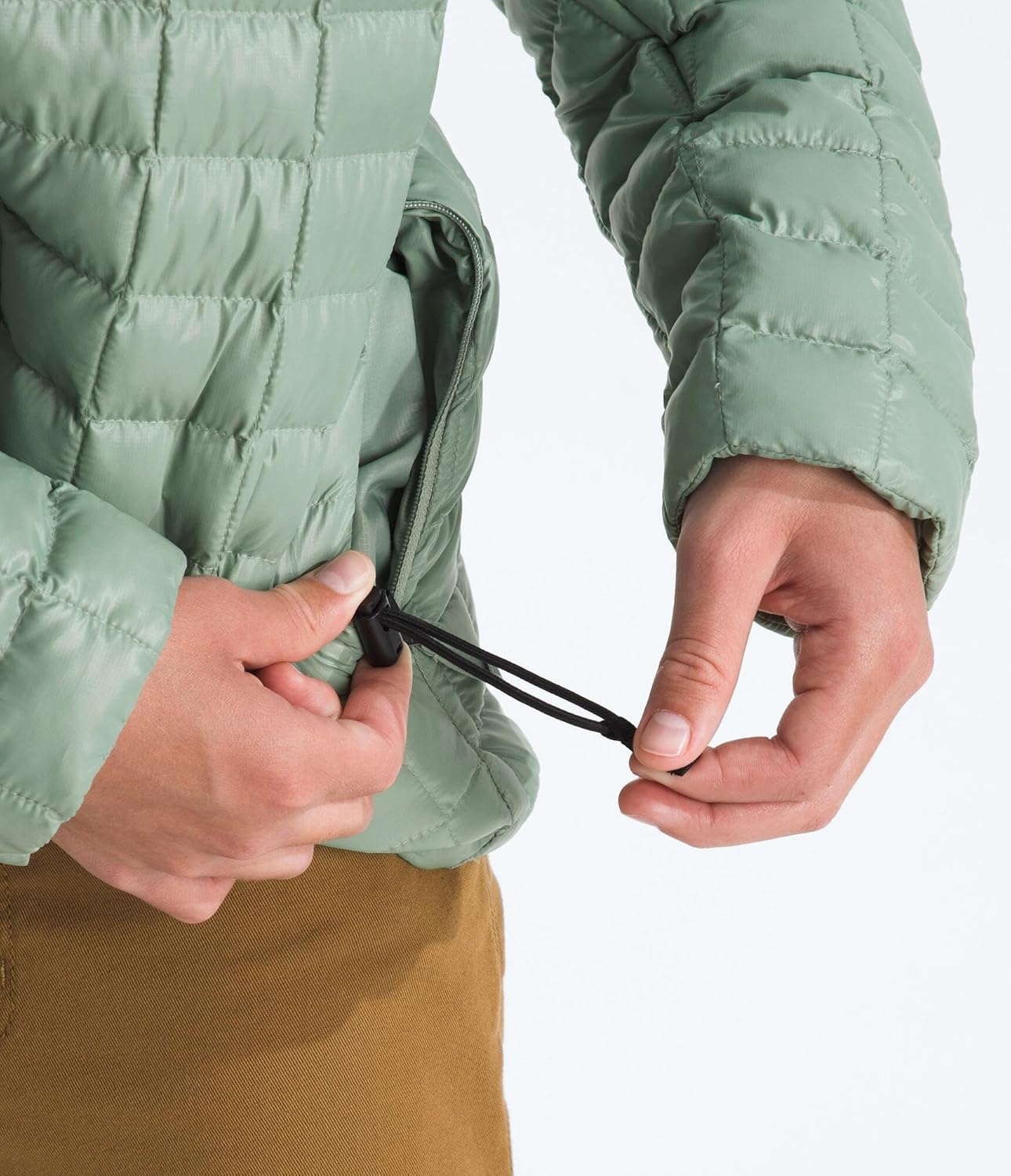 image:imageThe North Face Kids Thermoball Hooded JacketSlate Moss