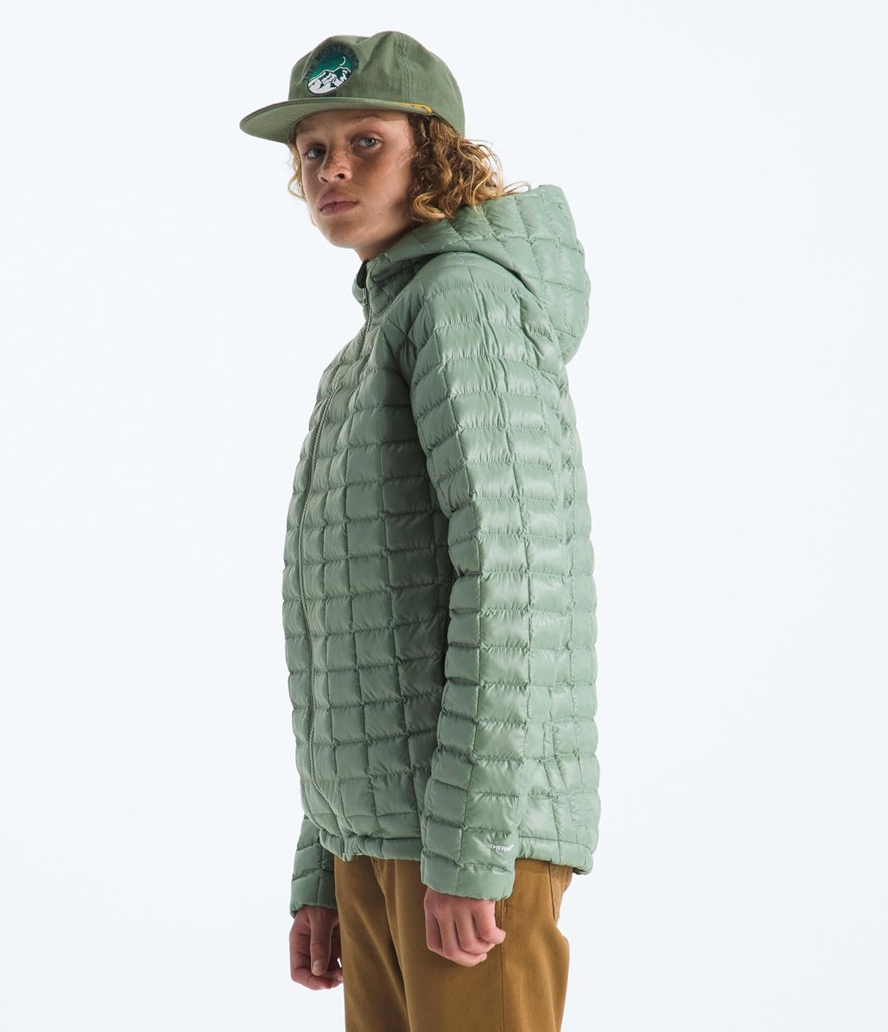 image:imageThe North Face Kids Thermoball Hooded JacketSlate Moss