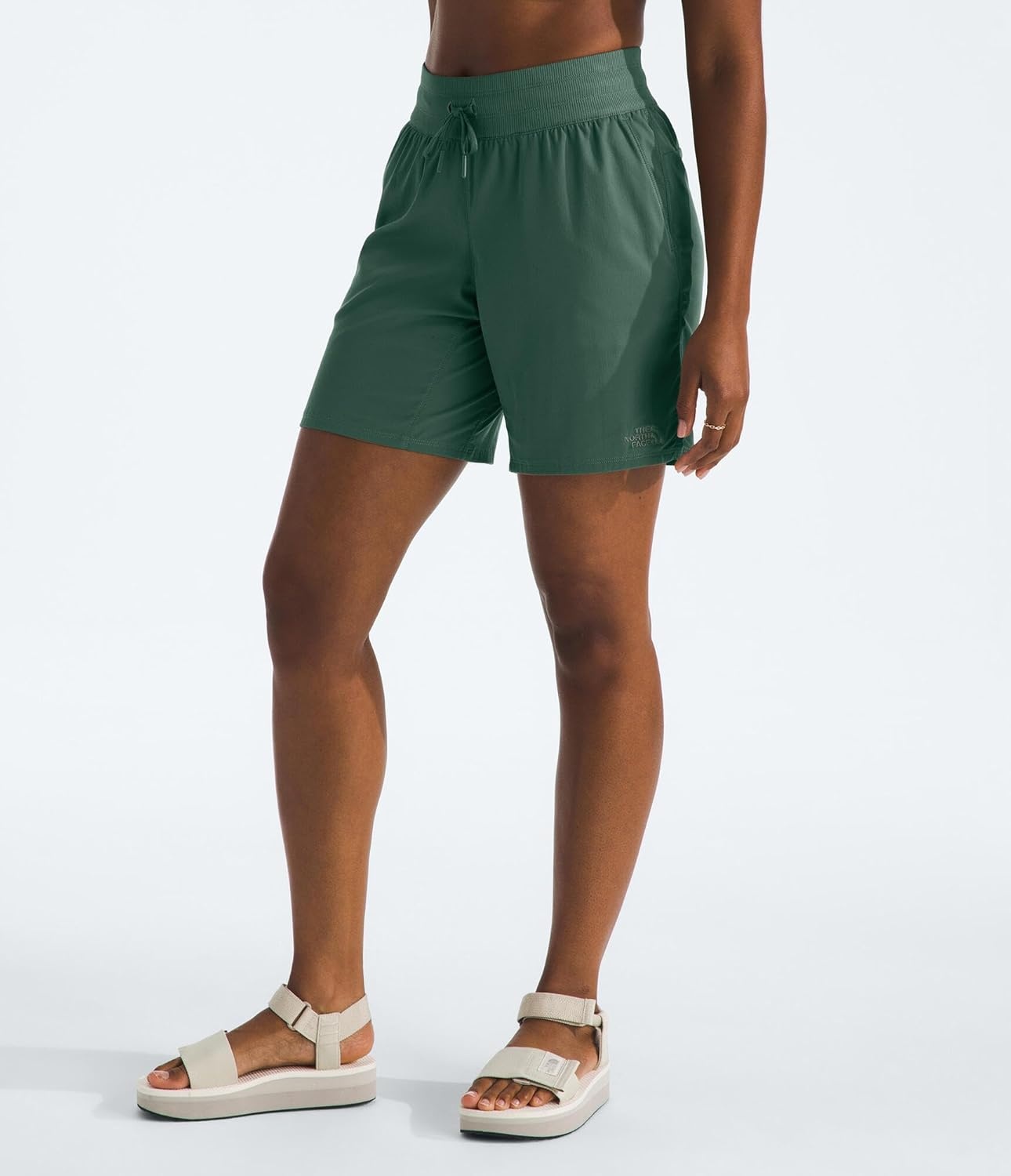 image:imageThe North Face Limitless Run ShortsDuck Green