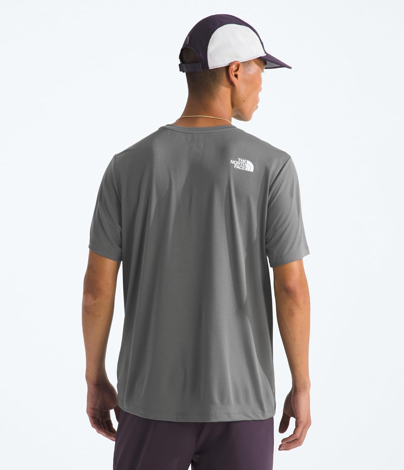 image:imageThe North Face Mens 247 ShortSleeve Tee Lightweight Athletic Shirt with Flashdry Technology amp Heat Transfer LogoSmoked Pearl