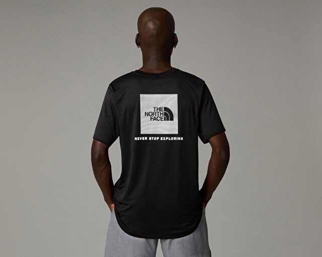 image:imageThe North Face Mens 247 ShortSleeve Tee Lightweight Athletic Shirt with Flashdry Technology amp Heat Transfer LogoTnf Black