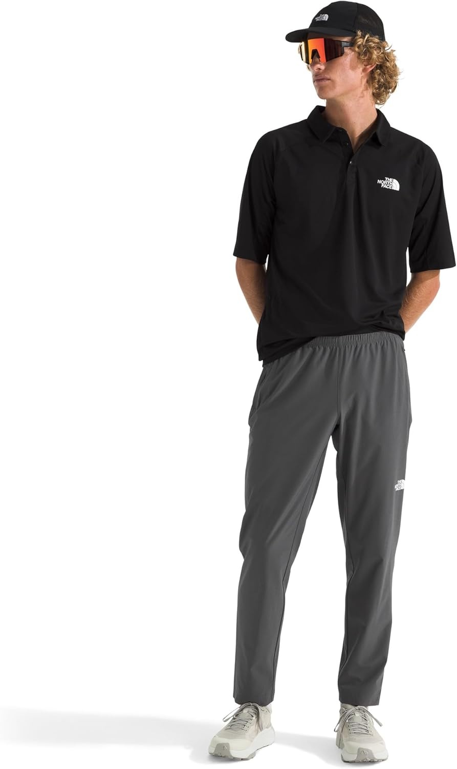 image:imageThe North Face Mens 247 Woven Jogger Lightweight Stretchy Pants Flashdry Technology Adjustable DrawcordAnthracite Grey