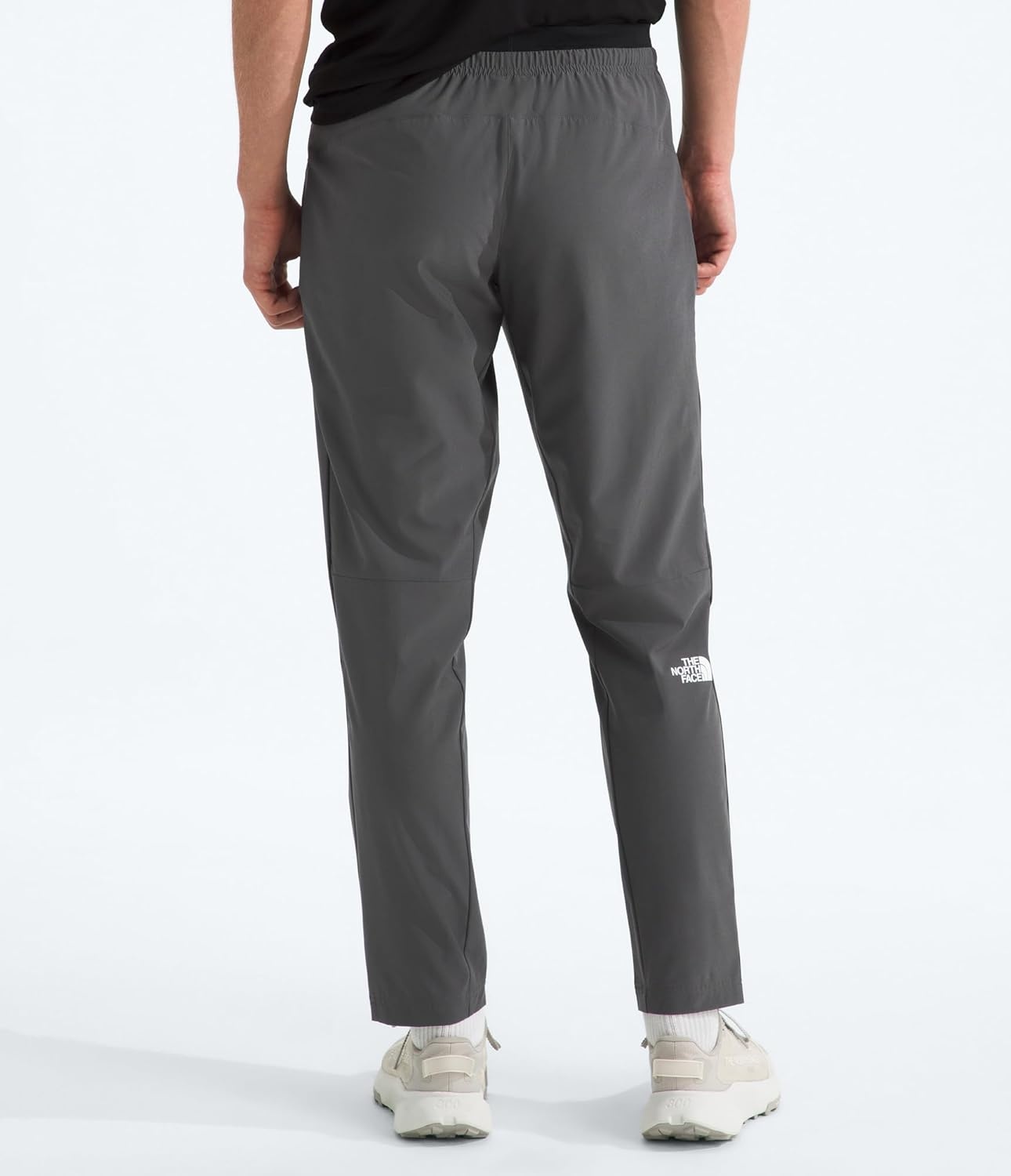 image:imageThe North Face Mens 247 Woven Jogger Lightweight Stretchy Pants Flashdry Technology Adjustable DrawcordAnthracite Grey
