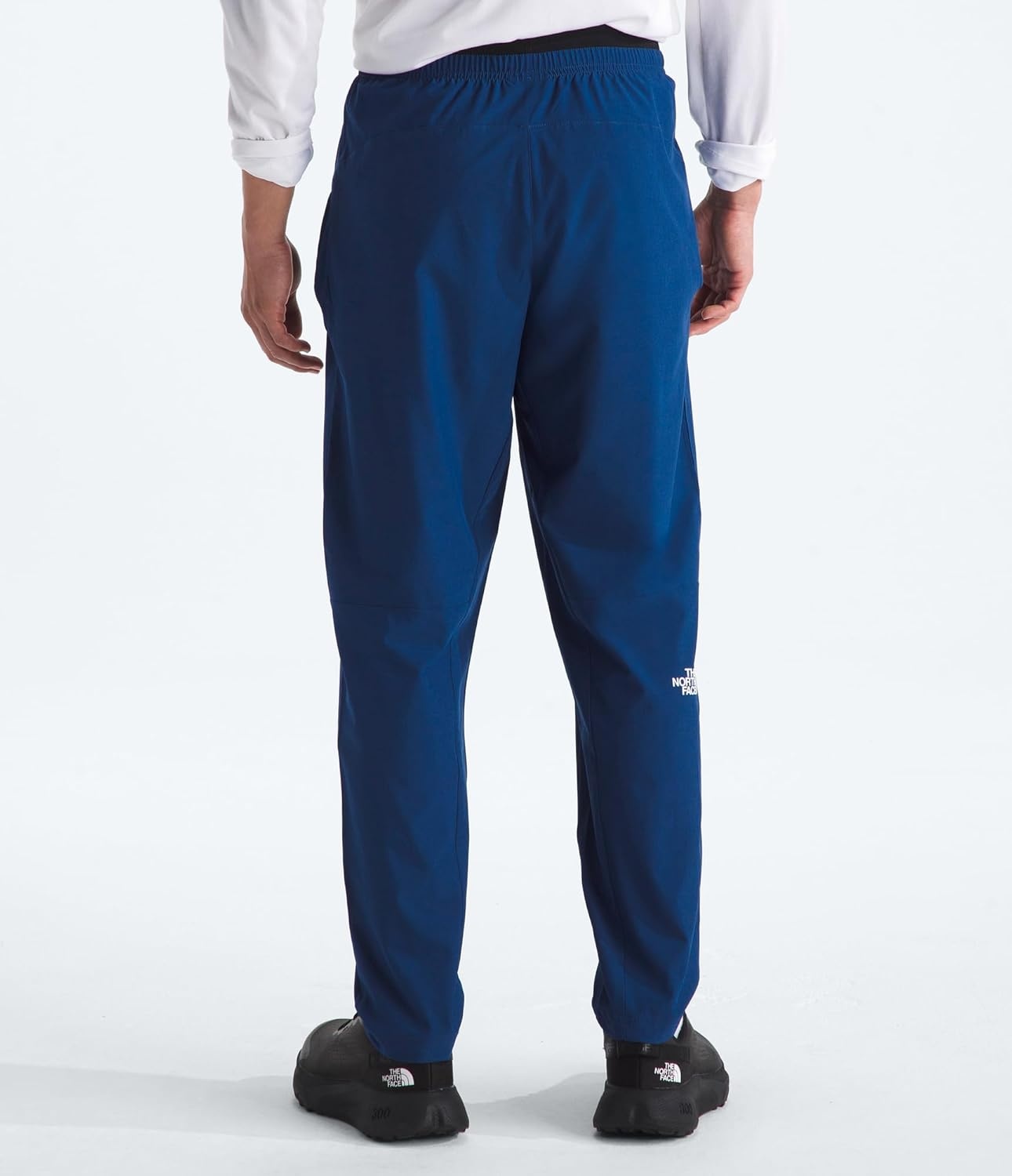 image:imageThe North Face Mens 247 Woven Jogger Lightweight Stretchy Pants Flashdry Technology Adjustable DrawcordEstate Blue