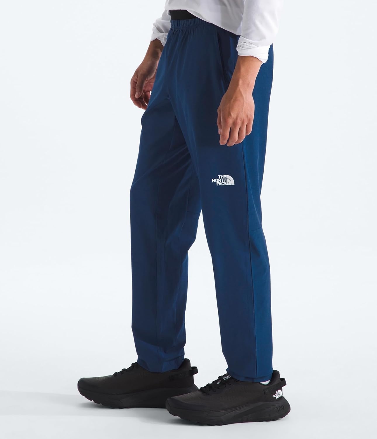 image:imageThe North Face Mens 247 Woven Jogger Lightweight Stretchy Pants Flashdry Technology Adjustable DrawcordEstate Blue
