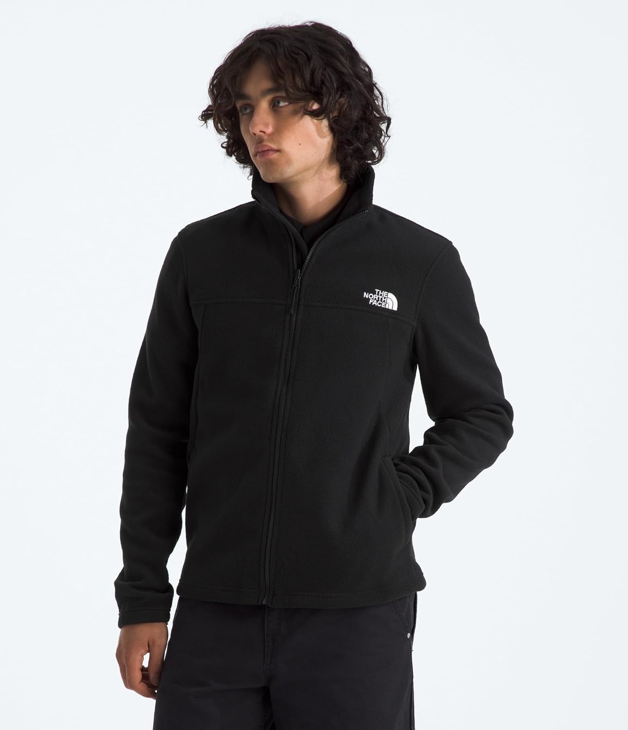 image:imageThe North Face Mens Antora Triclimate Jacket Waterproof Shell Warm Inner Fleece Layer Adjustable Hood With DrawcordCedarTnf Black