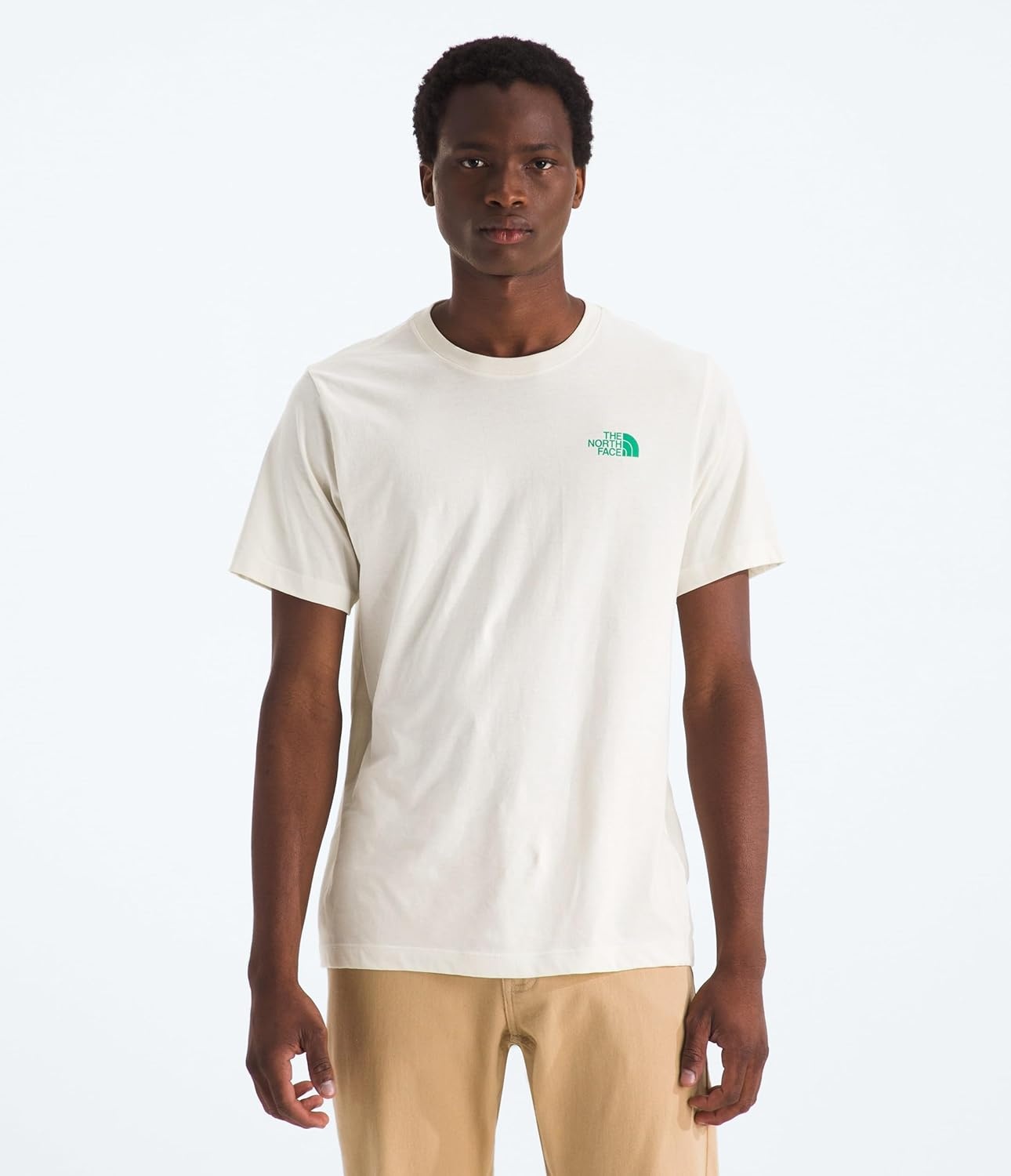 image:imageThe North Face Mens Celestial Drift ShortSleeve Tee Casual Graphic TShirt Regular Fit Soft Cotton FabricWhite Dune