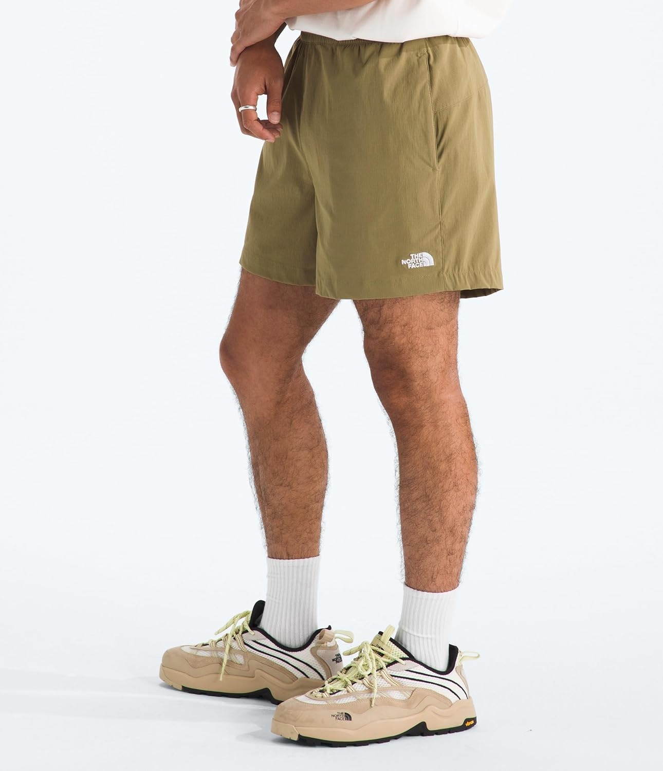 image:imageThe North Face Mens Class V Pathfinder WaterRepellent Pullon 5 Short Moisture Wicking Elastic WaistbandCedar