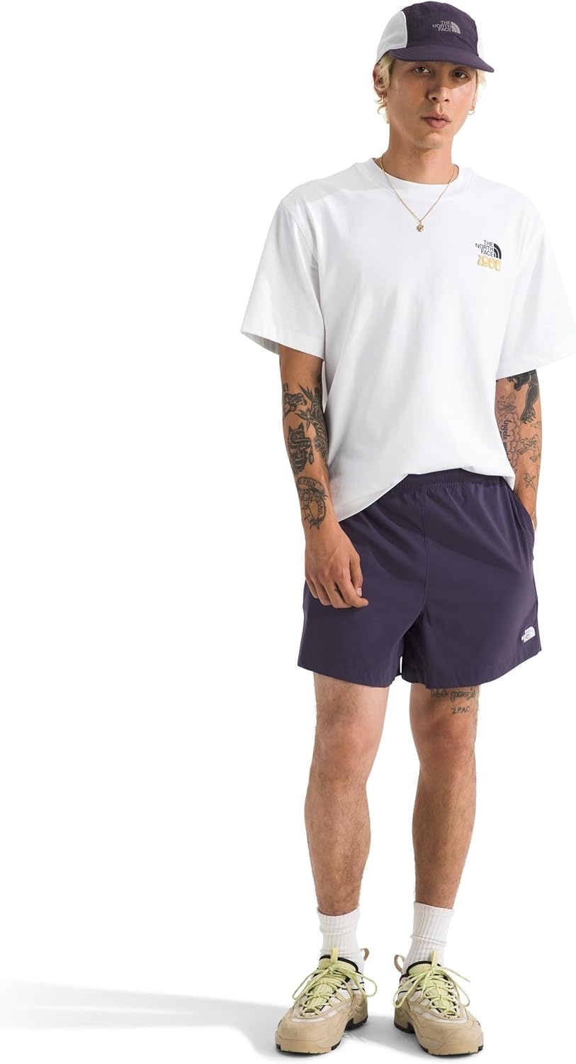 image:imageThe North Face Mens Class V Pathfinder WaterRepellent Pullon 5 Short Moisture Wicking Elastic WaistbandEndless Dusk