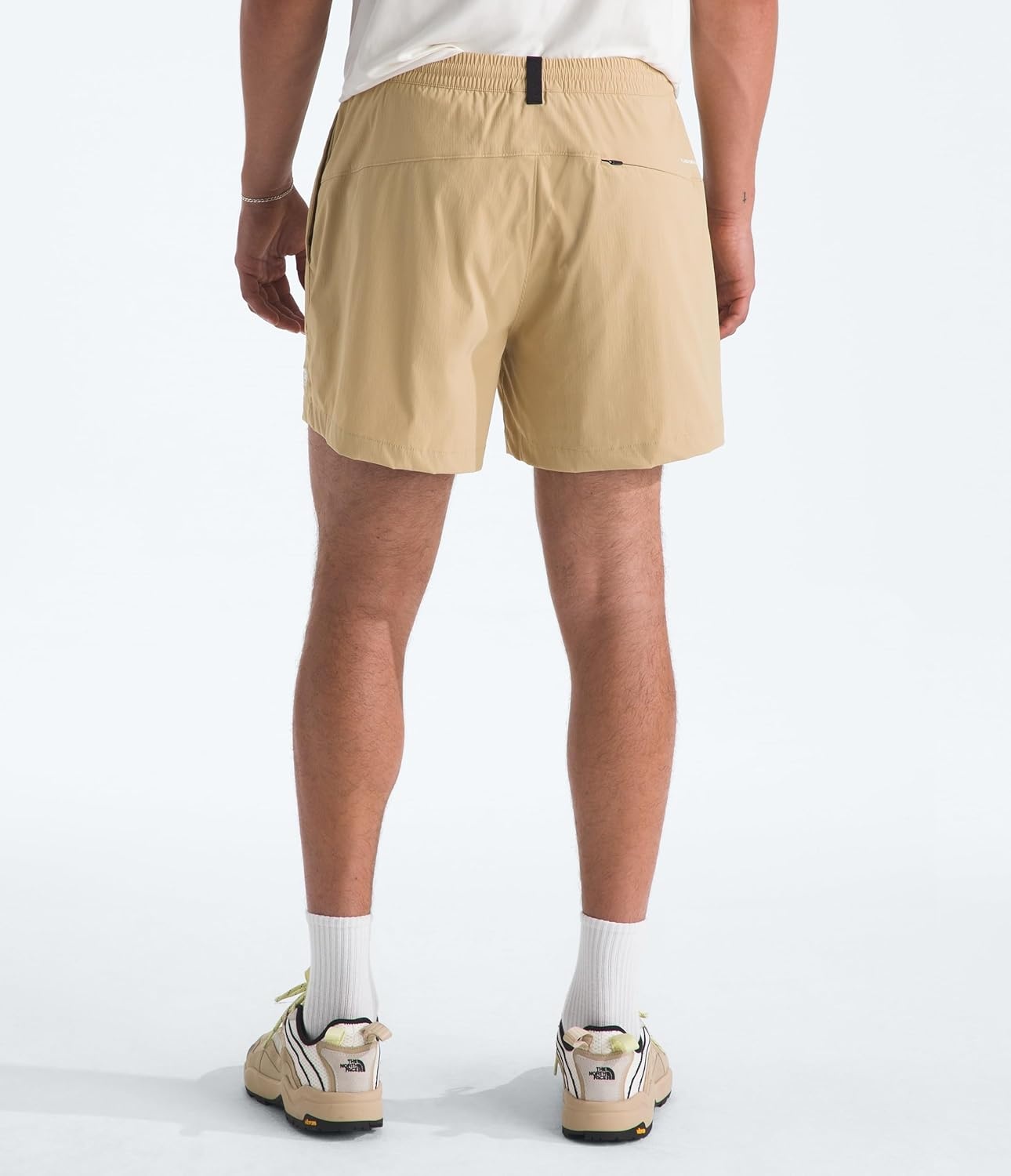 image:imageThe North Face Mens Class V Pathfinder WaterRepellent Pullon 5 Short Moisture Wicking Elastic WaistbandKhaki Stone