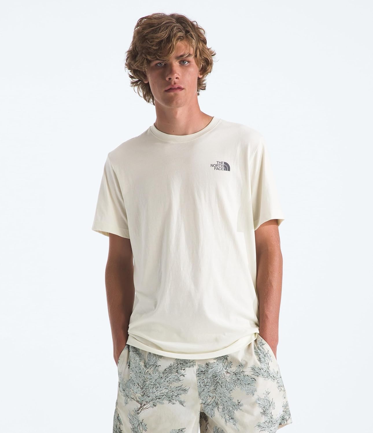 image:imageThe North Face Mens Escape the City ShortSleeve Tee Casual Stylish Graphic TShirt Regular Fit Soft Cotton FabricWhite Dune