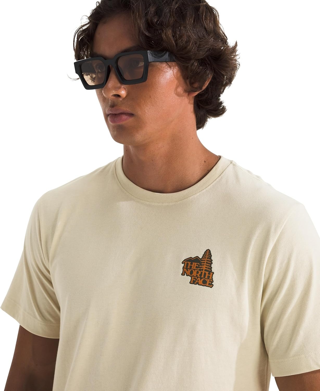 image:imageThe North Face Mens Keep Climbin ShortSleeve Tee Casual Stylish Graphic TShirt Regular Fit Soft Cotton FabricDesert Stone