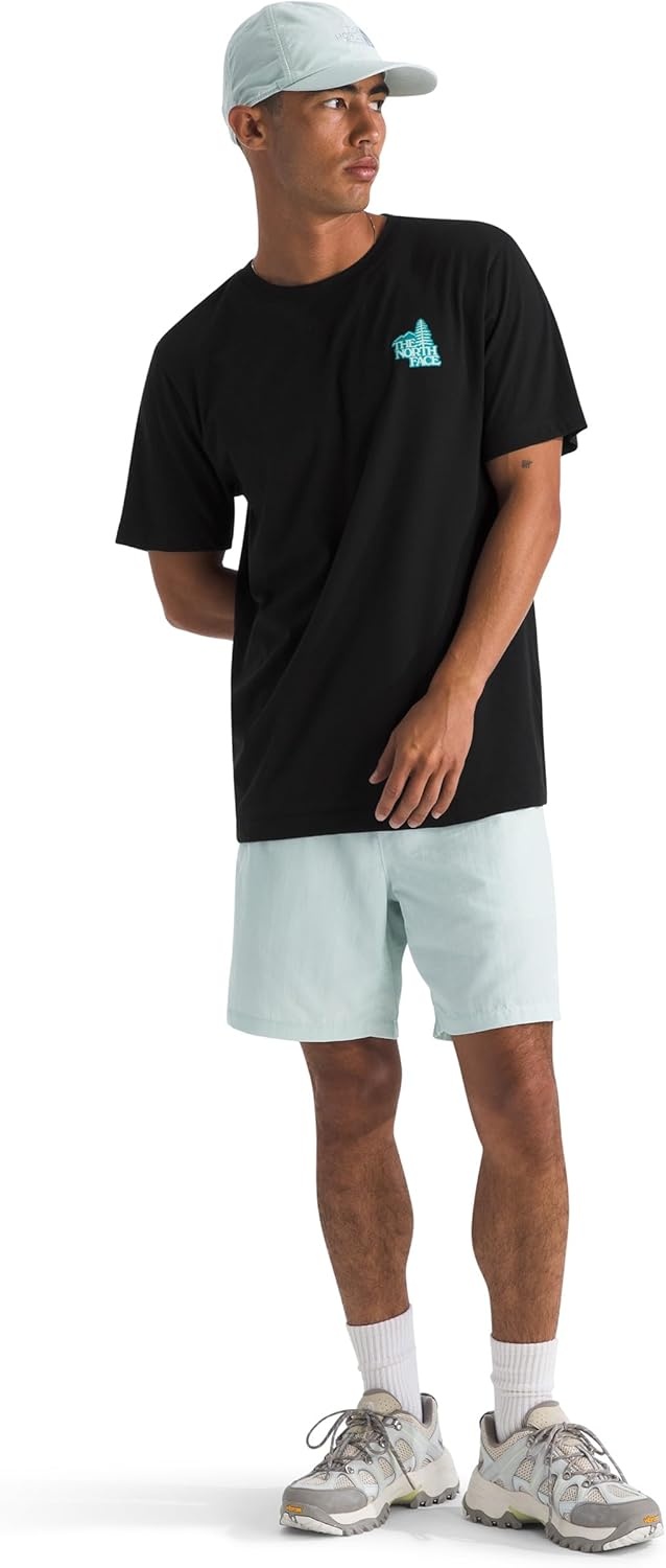 image:imageThe North Face Mens Keep Climbin ShortSleeve Tee Casual Stylish Graphic TShirt Regular Fit Soft Cotton FabricTnf Black