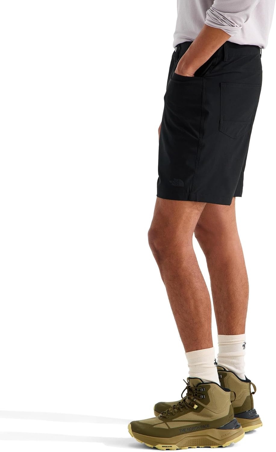 image:imageThe North Face Mens Paramount 7 Short Moisture Wicking Hiking Shorts Water Repellent Finish Belt Loops 5 PocketsTnf Black