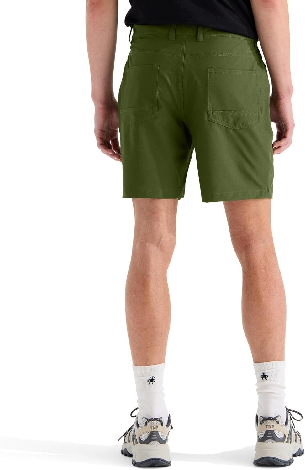 image:imageThe North Face Mens Paramount 7 Short Moisture Wicking Hiking Shorts Water Repellent Finish Belt Loops 5 PocketsWoodland Green